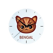 Bengala orologio con gatto
