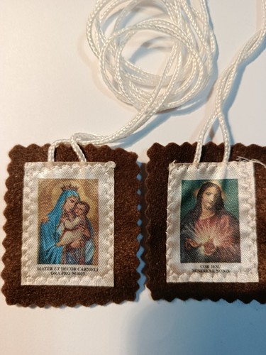 Scapolare religioso doppio - scapolare,