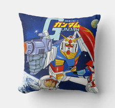 CUSCINO 40x40 TRIBUTO GUNDAM RX-78 CARTONE ANIMATO ROBOT ANNI 80