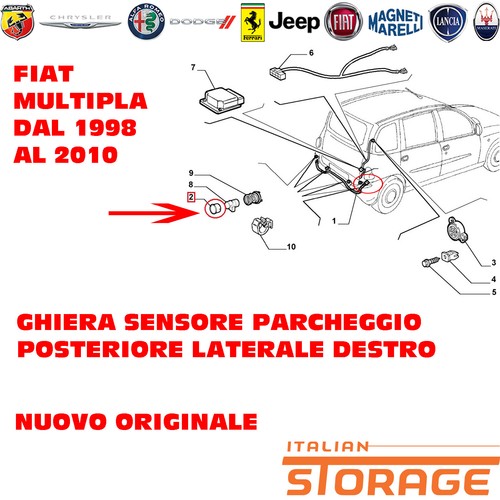 Fiat multipla ghiera sensore - fiat,