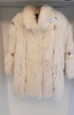 CAPPOTTO DI PELLICCIA IN VOLPE LINCIATA ANNI 80