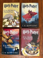 Lotto 4 libri HARRY POTTER