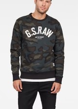 Felpa G-Star Raw Uomo Verde