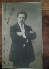 Foto autografata di Titta Ruffo, cantante e cognato di Giacomo Matteotti