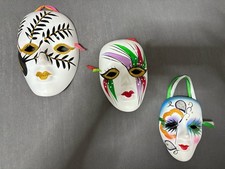 3 Maschere Veneziane da parete