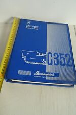 Lamborghini C 352 Catalogo parti di ricambio Trattori tractor