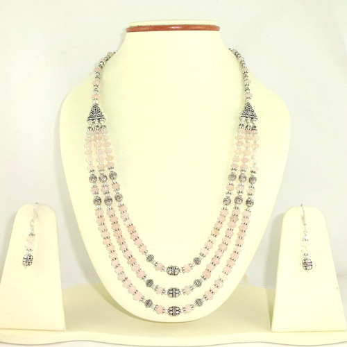 Collana orecchini pietra