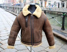 Giubbotto Montone Aviatore Raf Wilker Industries Vintage Taglia 50