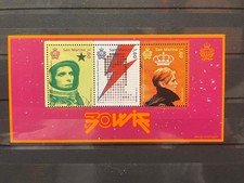 San Marino 2017 Foglietto David Bowie (CL390)