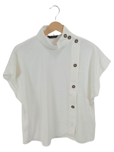 Zara camicetta donna bianca - zara,