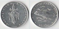 CITTÀ DEL VATICANO LIRE 10