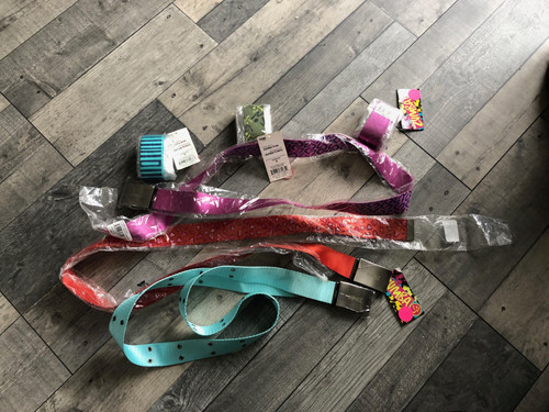 Joblot belts from the - of,