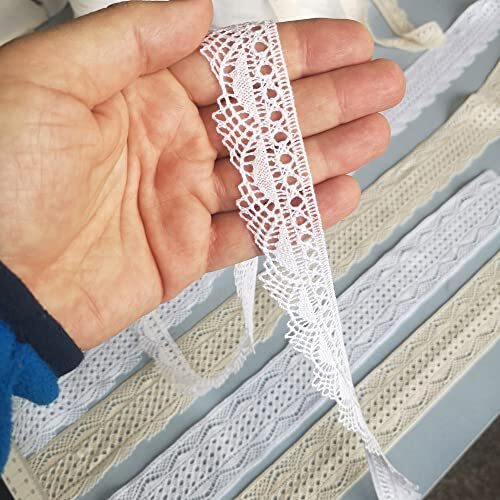 Pizzo merletto cotone - pizzo,