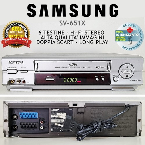 Videoregistratore vhs samsung - videoregistratore,