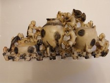 Scultura In Saponaria Cinese 1945-1950.