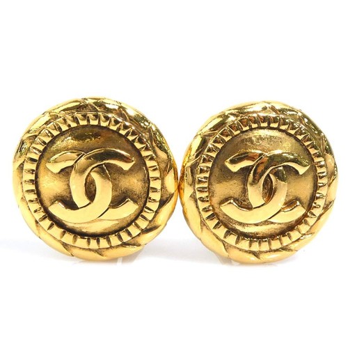 Orecchini clip con logo - a,