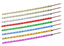 Striscia LED Impermeabile con Cavo 24V Striscia Autoadesiva 5050 Illuminazione Auto