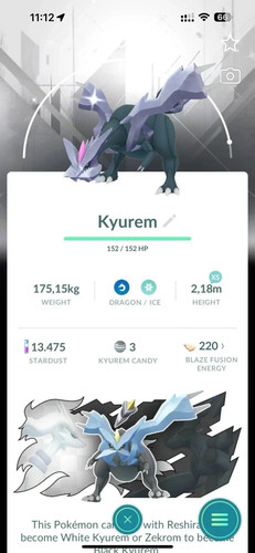 Pokémon shiny kyurem bg - --,