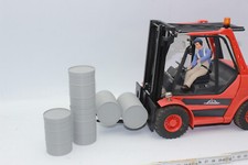 5X FÛTS GRIS Fût De Huile 1:14 1:15 1:16 Pour Diorama Ou Chargement