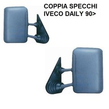 COPPIA SPECCHIO SPECCHI BRACCIO CORTO DESTRO SINISTRO IVECO DAILY  DAL 90 IN POI