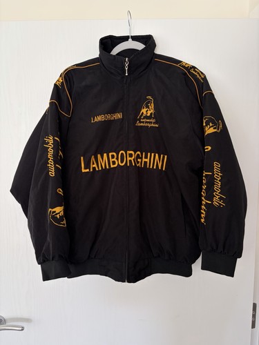 Giacca lamborghini nera cotone - giacca,