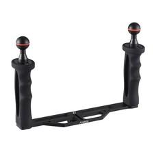 Andoer Telecamera Subacquea con Doppio Manico Vassoio Subacqueo Portatile Stabilizzatore YATZ