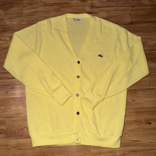Cardigan giallo izod lacoste - giallo,