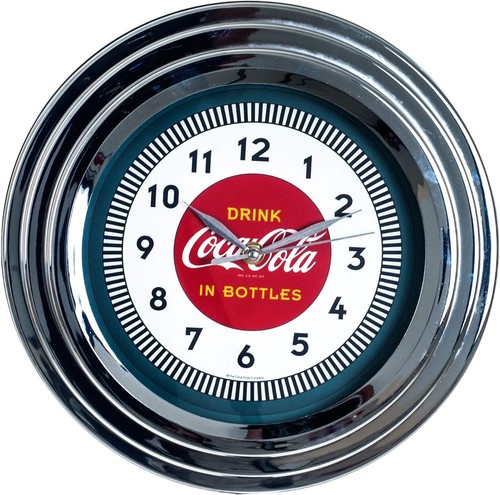 Orologio coca cola cromato - orologio,