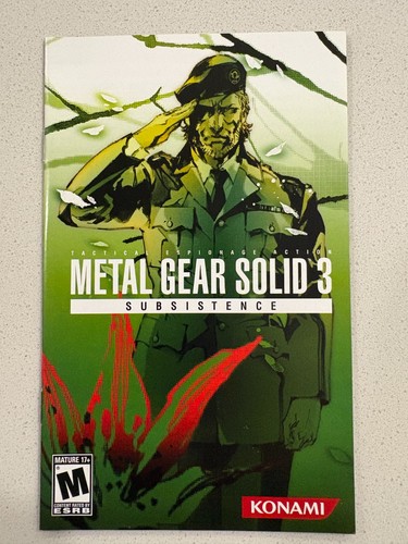 Metal gear solid - solid, subsistence