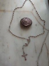 Rosario antico con scatola in