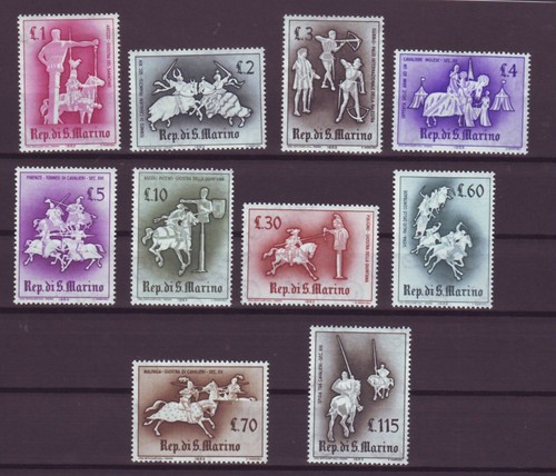 San marino 1963 - san, giostre