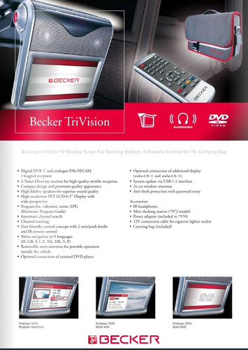 Kit monitor tetto becker - da,