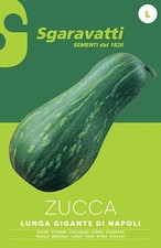 SEMI PER ORTAGGI E VEGETALI zucca lunga gigante di Napoli 20 pezzi  - SGARAVATTI