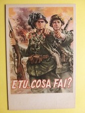 Repubblica Sociale Italiana - Illustratore Bertoletti - e tu.. cosa fai?