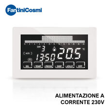 CH193B Cronotermostato ultrapiatto touch-screen con programmazione settimanale a