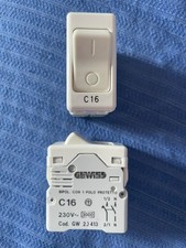 GEWISS GW 20436 INTERRUTORE  MAGNETOTERMICO BIPOLARE 1P+N 16 SYSTEM
