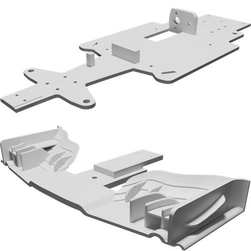 Telaio modificato alettone - telaio,