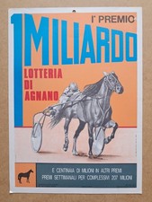 Locandina lotteria di Agnano -