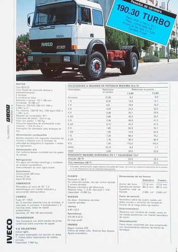 Espanol iveco 190 turbo - 190.30,