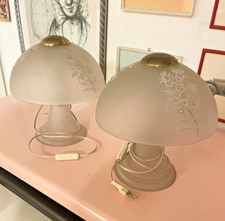 Bellisima coppia di lampade da tavolo stile fabbian anni '90