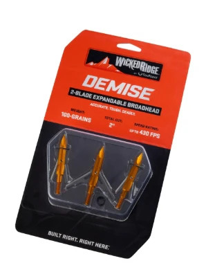 Wicked ridge demise broadhead - wicked,