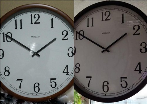 Orologio parete legno - in,