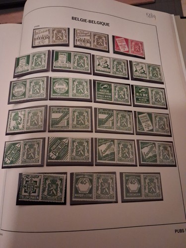 Francobolli postali belgio - belgio, mnh