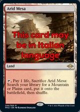 MTG ARID MESA EXC - MESA ARIDA