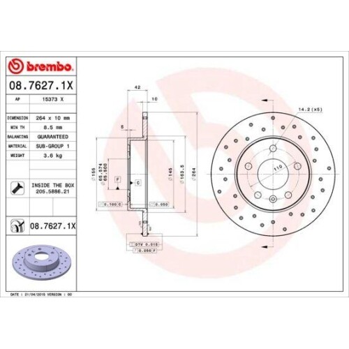 Dischi freno brembo - freno,