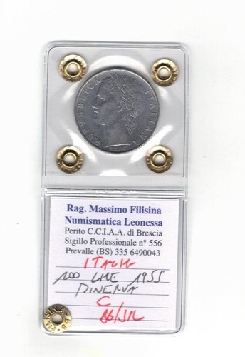 Moneta 100 lire 1955 - , (