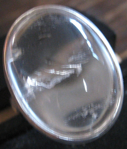 Anello cabochon cristallo - , di