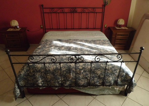 Letto ferro battuto - letto,