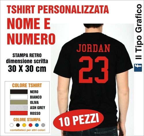 Shirt nome numero stock 10 - e,