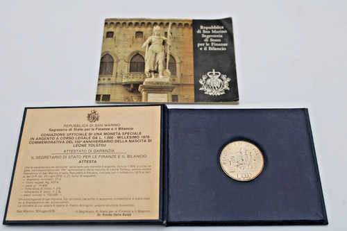 L68 1000 lire argento 1978 - lire,